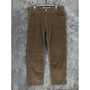 Levis‎ 549 Low Loose Corduroy Pants Mens 36x34 Brown 549-0004 Cords